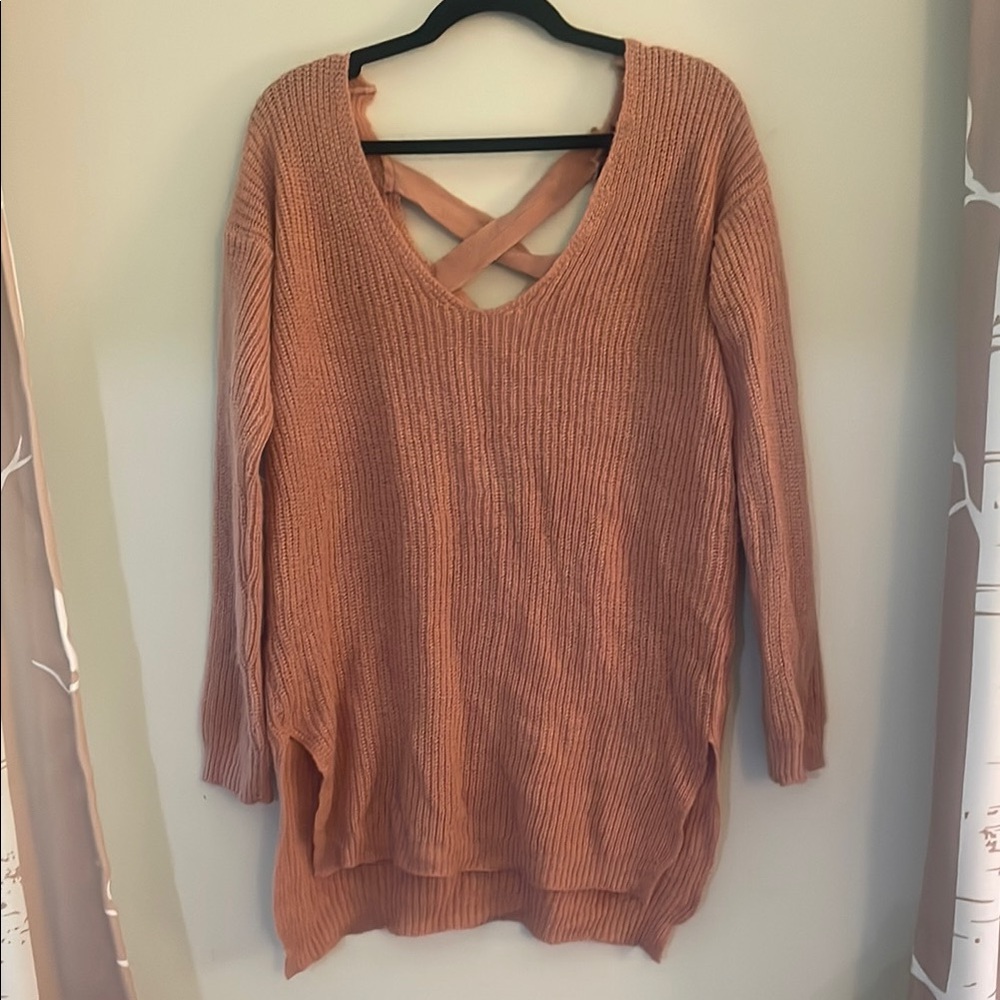 Pink Tunic Sweater